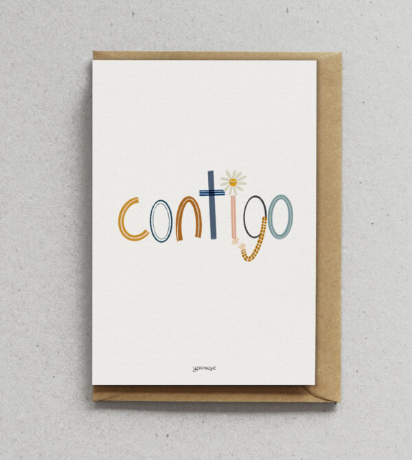 Tarjeta palabra contigo